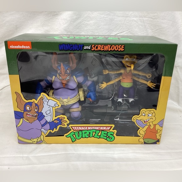 Neca Tmnt Wingnut Screwloose Dirtbag Groundchuck Set 4 | Meses sin interés
